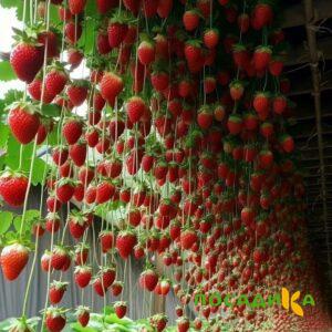 Клубника ампельная Анастасия купить по цене от 370р. в интернет-магазине «Посадика» с доставкой почтой в в Алапаевске и по всей России – [изображение №1].